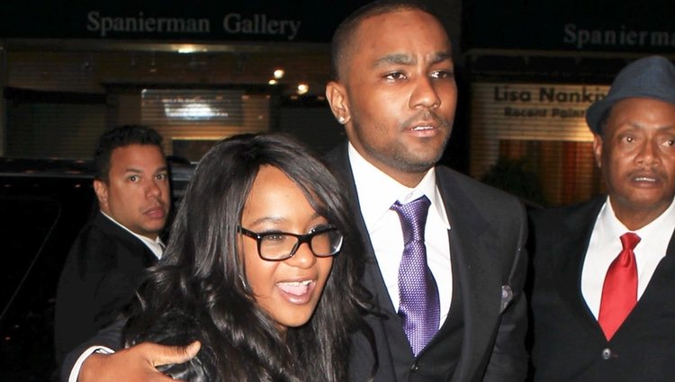 Bobbi Kristina y Nick Gordon en Nueva York en octubre de 2012