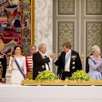 Los Reyes de Holanda en una cena de gala con la Familia Real Danesa en Copenhague