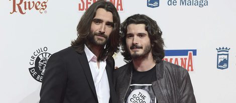 Aitor Luna y Yon González en la presentación del Festival de Málaga 2015