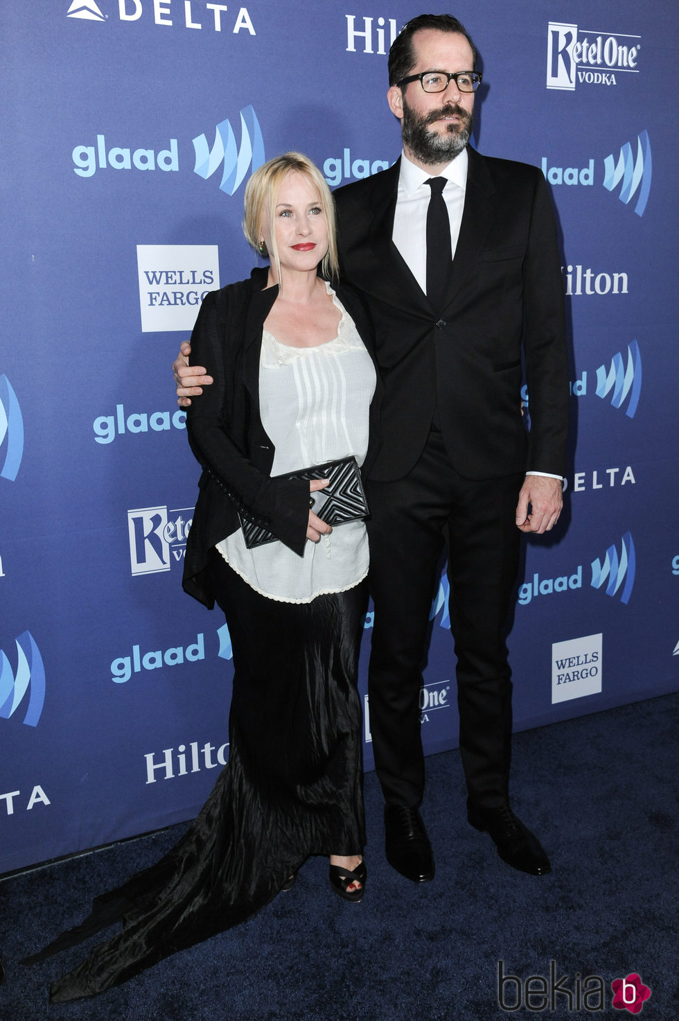 Patricia Arquette y Eric White en los GLAAD Media Awards 2015