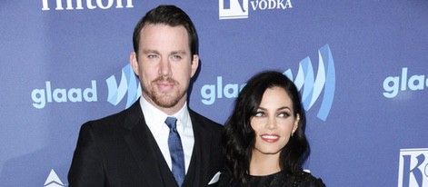 Channing Tatum y Jenna Dewan en los GLAAD Media Awards 2015