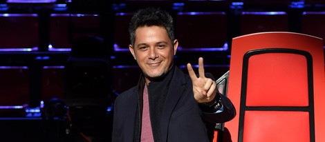 Alejandro Sanz en la presentación de 'La Voz 3'