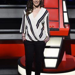 Malú en la presentación de 'La Voz 3'