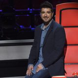 Antonio Orozco en la presentación de 'La Voz 3'