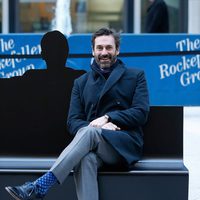 Jon Hamm en la instalación especial de 'Mad Men' en Nueva York