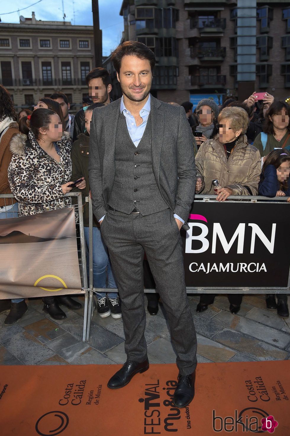 Fernando Andina en la presentación de 'Seis Hermanas' en el FesTVal de Murcia 2015