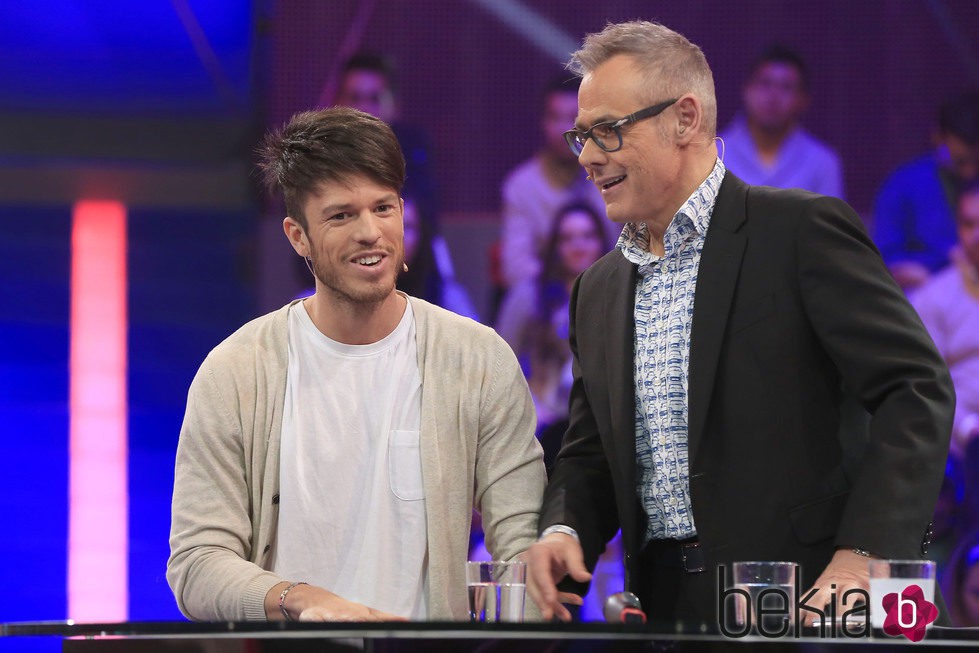 Fede con Jordi González tras su salida de 'Gran Hermano VIP' en la semifinal