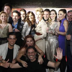 Foto de familia de los ganadores de los Premios Studio 54 