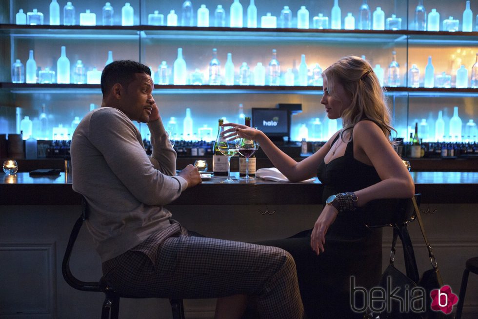 Will Smith y Margot Robbie en 'Focus'