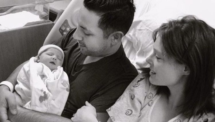 Coco Rocha, James Conran y su primera hija, Ioni Conran