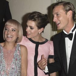 Lily Allen, Carlota y Pierre Casiraghi en el Baile de la Rosa 2015