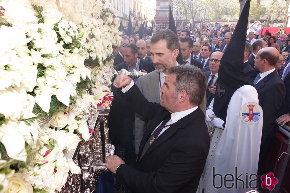 El Rey Felipe VI en las procesiones de la Semana Santa de Sevilla 2015