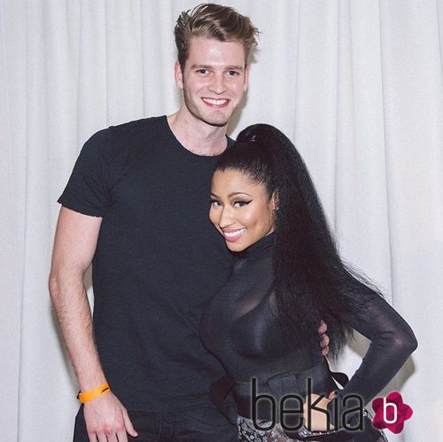 Nicki Minaj con Louis Spencer, sobrino de la princesa Diana