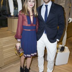 Olivia Palermo y Johannes Huebl en la inauguración de una tienda de Tommy Hilfiger en París