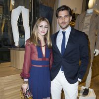 Olivia Palermo y Johannes Huebl en la inauguración de una tienda de Tommy Hilfiger en París