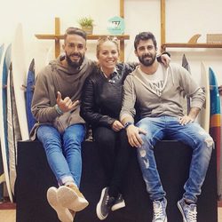 Juanma, Yoli y Jonathan, de 'Gran Hermano 15', se reencuentran en Valencia