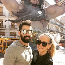 Jonathan y Yoli, de 'GH 15', disfrutan de las Fallas en Valencia