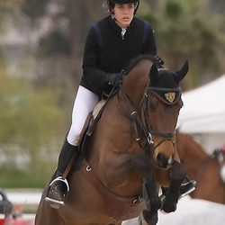 Carlota Casiraghi en un concurso de saltos celebrado en Cagnes-sur-Mer