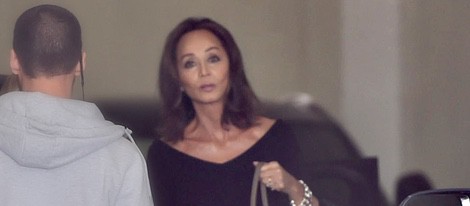 Isabel Preysler llegando al plató de 'El hormiguero'