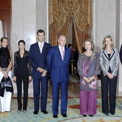 Los Reyes Felipe, Letizia, Juan Carlos y Sofía, las Infantas Elena y Cristina, Jaime de Marichalar e Iñaki Urdangarín