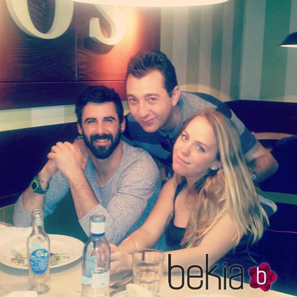 Los concursantes de 'GH 15' Jonathan, Yolanda y Vitín se reencuentran en Madrid