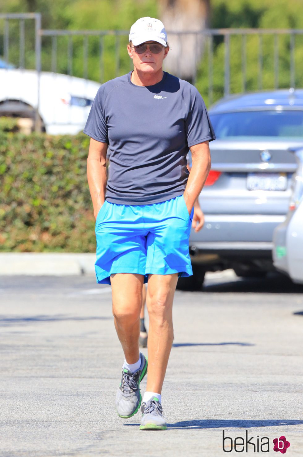 Bruce Jenner con ropa deportiva