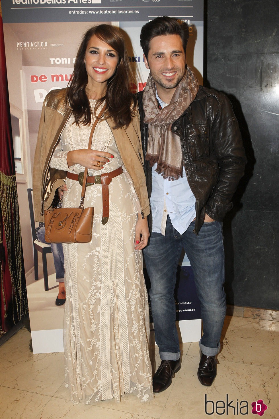 Paula Echevarría y David Bustamante en el estreno de 'De mutuo desacuerdo'