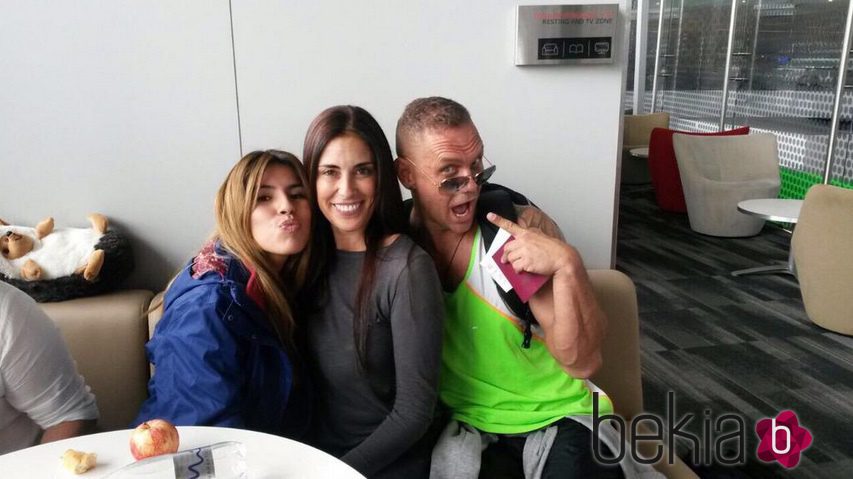 Chabelita, Isabel Rábago y Nacho Vidal, de camino a Honduras para participar en 'Supervivientes 2015'