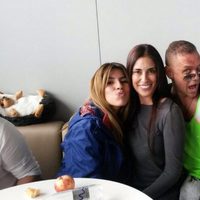 Chabelita, Isabel Rábago y Nacho Vidal, de camino a Honduras para participar en 'Supervivientes 2015'