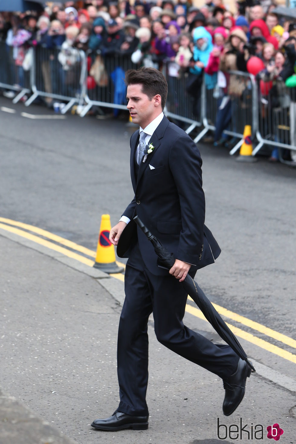 Carlos Mier en la boda de Andy Murray y Kim Sears