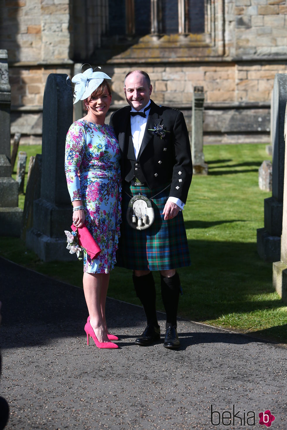 William Murray y Sam Watson en la boda de Andy Murray y Kim Sears