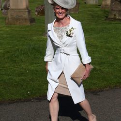 Judy Murray en la boda de Andy Murray y Kim Sears