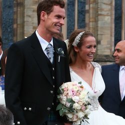 Andy Murray y Kim Sears, felices el día de su boda