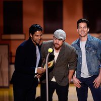 El reparto de 'Magic Mike XXL' durante la gala de los MTV Movie Awards 2015