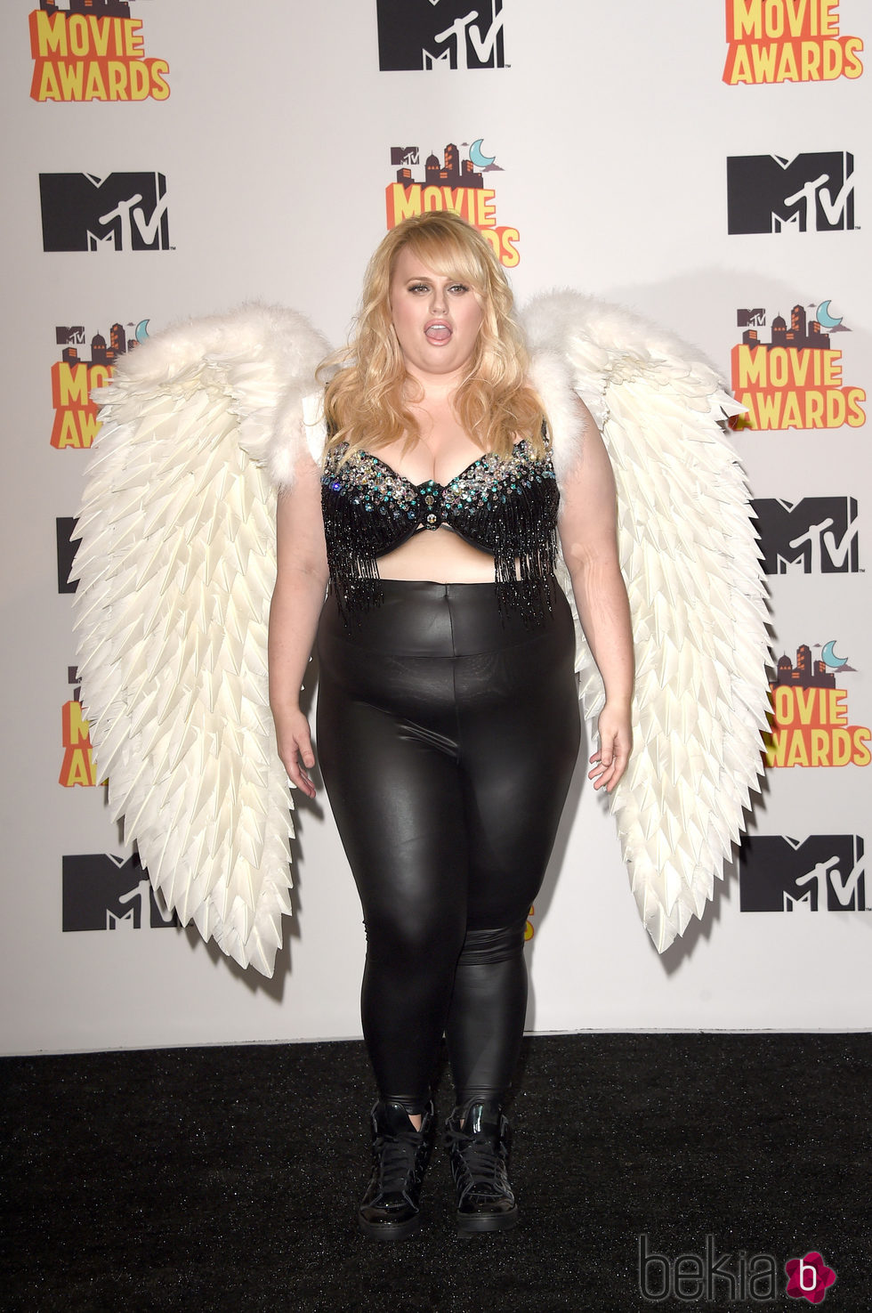 Rebel Wilson durante la gala de los MTV Movie Awards 2015