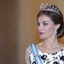 La Reina Letizia con la tiara princesa en el 75 cumpleaños de Margarita de Dinamarca