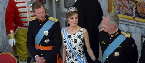 Enrique de Luxemburgo, la Reina Letizia y Felipe de Bélgica en el 75 cumpleaños de Margarita de Dinamarca