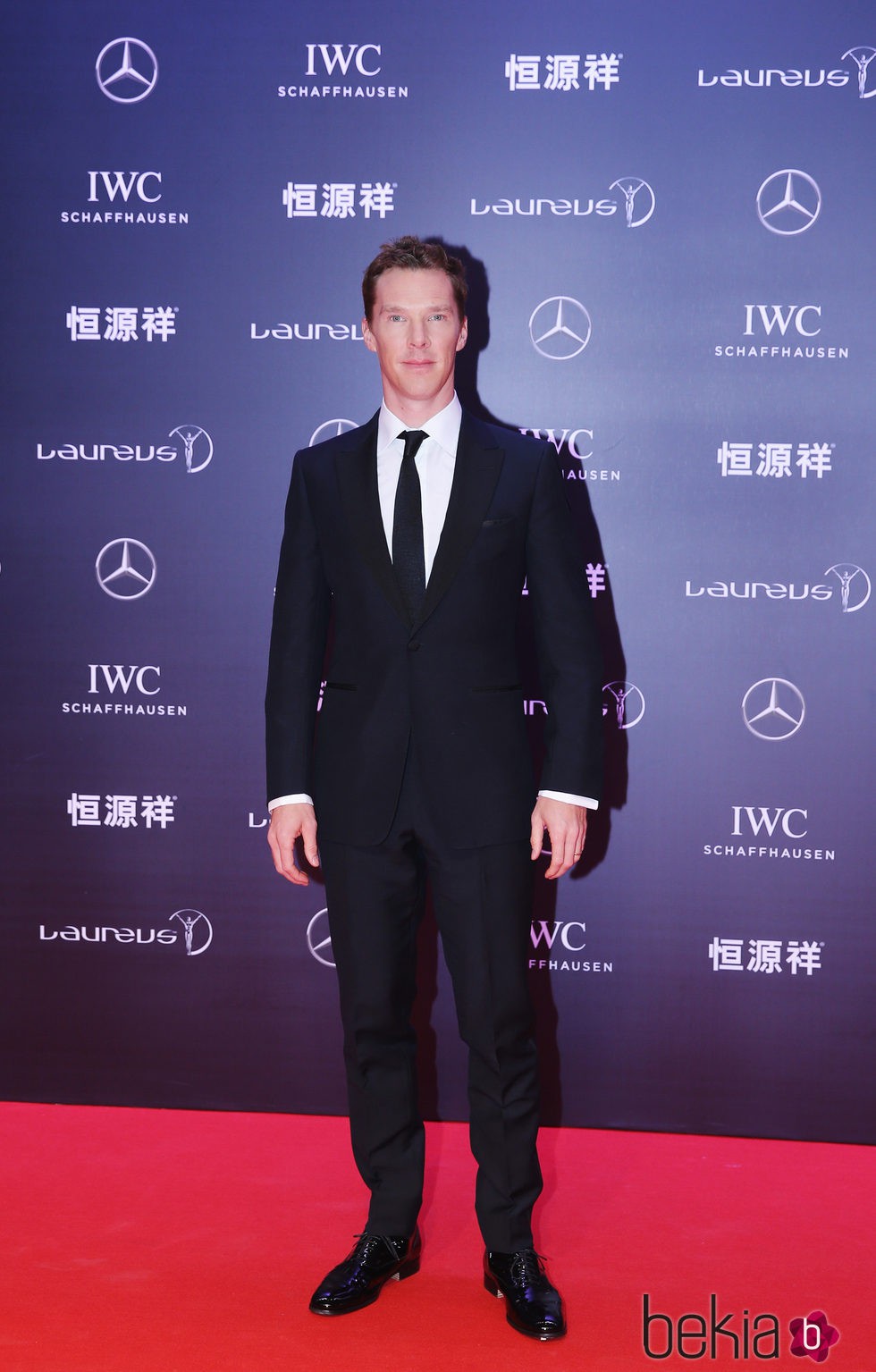 Benedict Cumberbatch en la entrega de los Premios Laureus del Deporte 2015