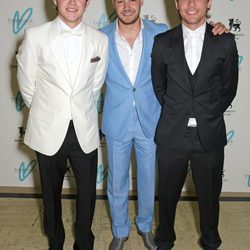 Niall Horan, Liam Payne y Louis Tomlinson en la gala benéfica Great Gatsby Charity Ball 2015