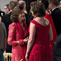 Silvia de Suecia en la cena de gala por el 75 cumpleaños de Margarita de Dinamarca