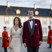 Joaquín y Marie de Dinamarca en la cena de gala por el 75 cumpleaños de Margarita de Dinamarca