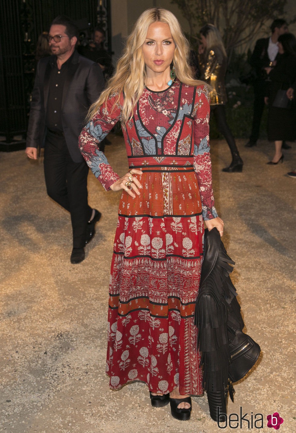 Rachel Zoe en una fiesta organizada por Burberry en Los Angeles