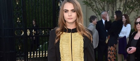 Cara Delevingne en una fiesta organizada por Burberry en Los Angeles