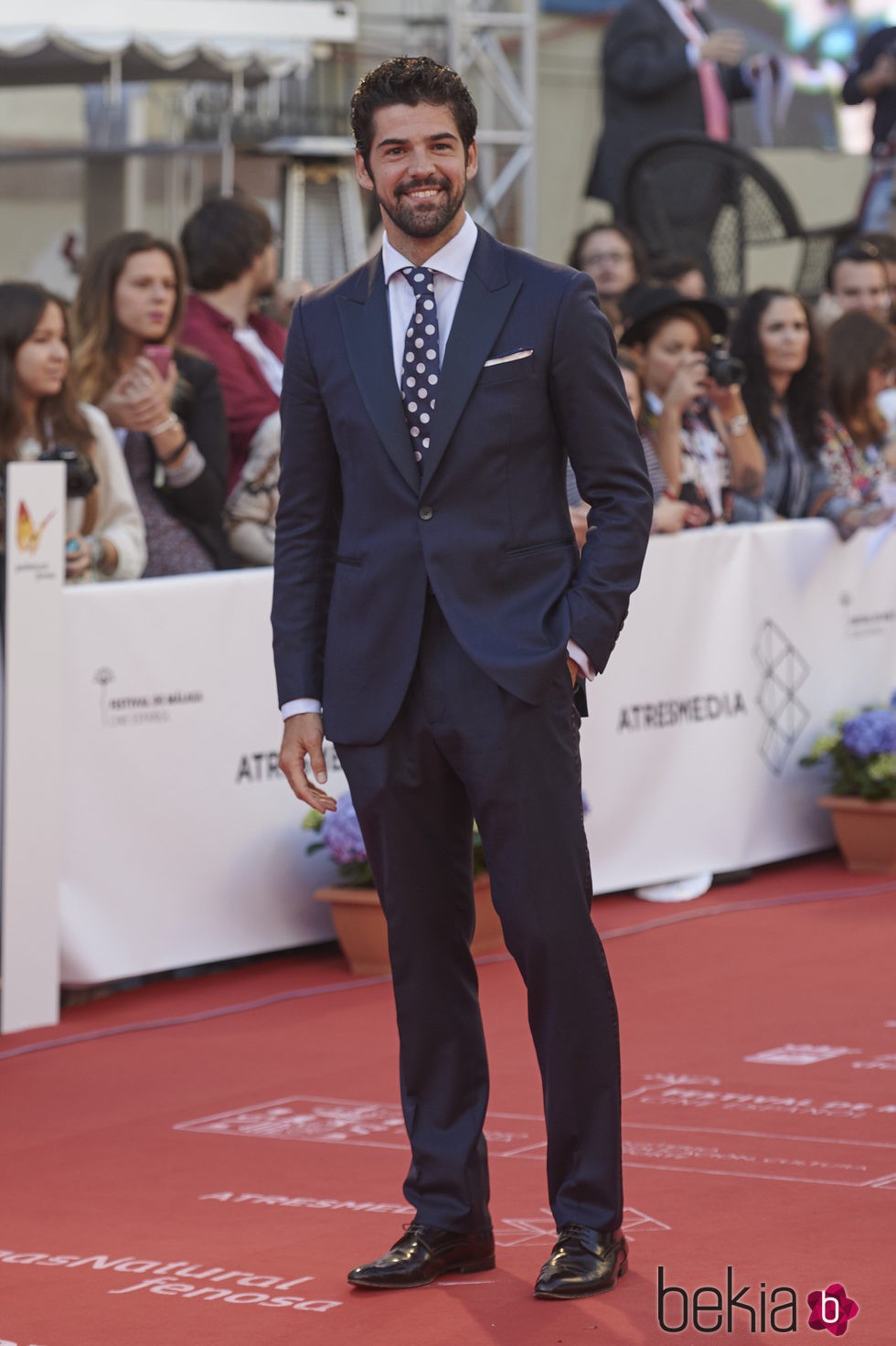 Miguel Ángel Muñoz en la inauguración del Festival de Málaga 2015