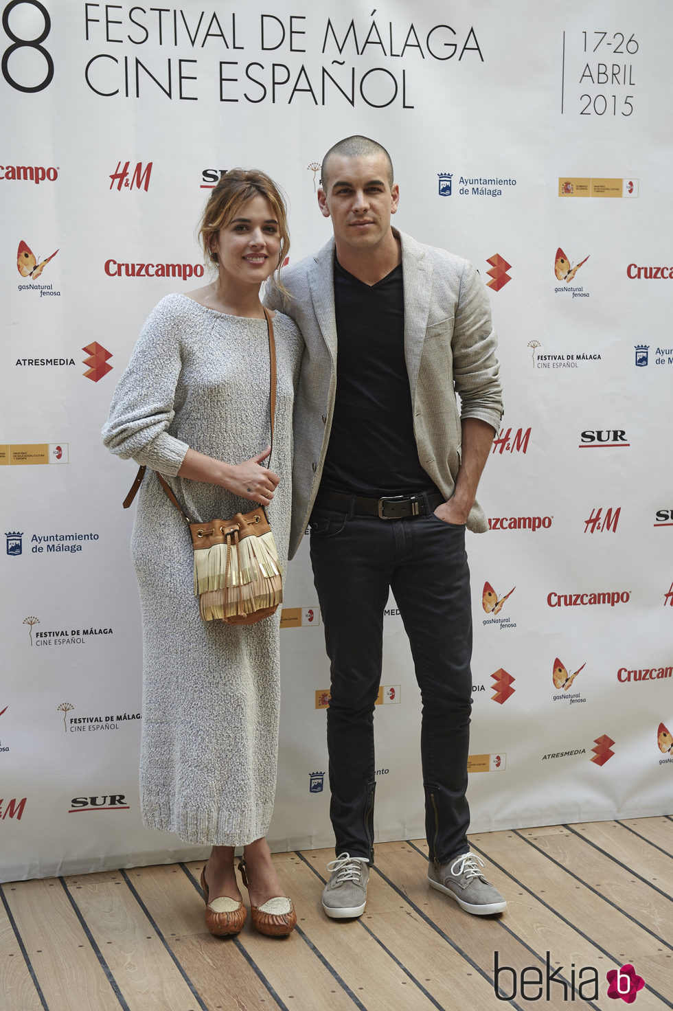 Mario Casas presenta 'Palmeras en la nieve' con Adriana Ugarte en el Festival de Málaga