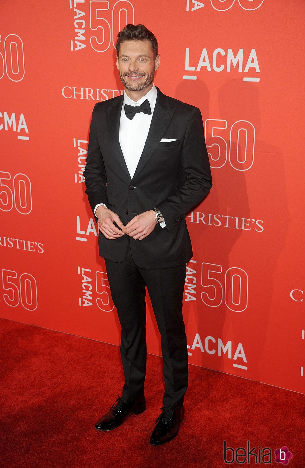 Ryan Seacrest en la gala del 50 aniversario del LACMA