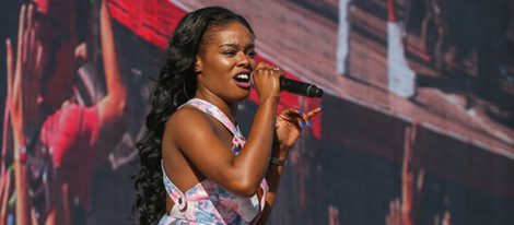 Azealia Banks actuando en el segundo fin de semana del Coachella 2015