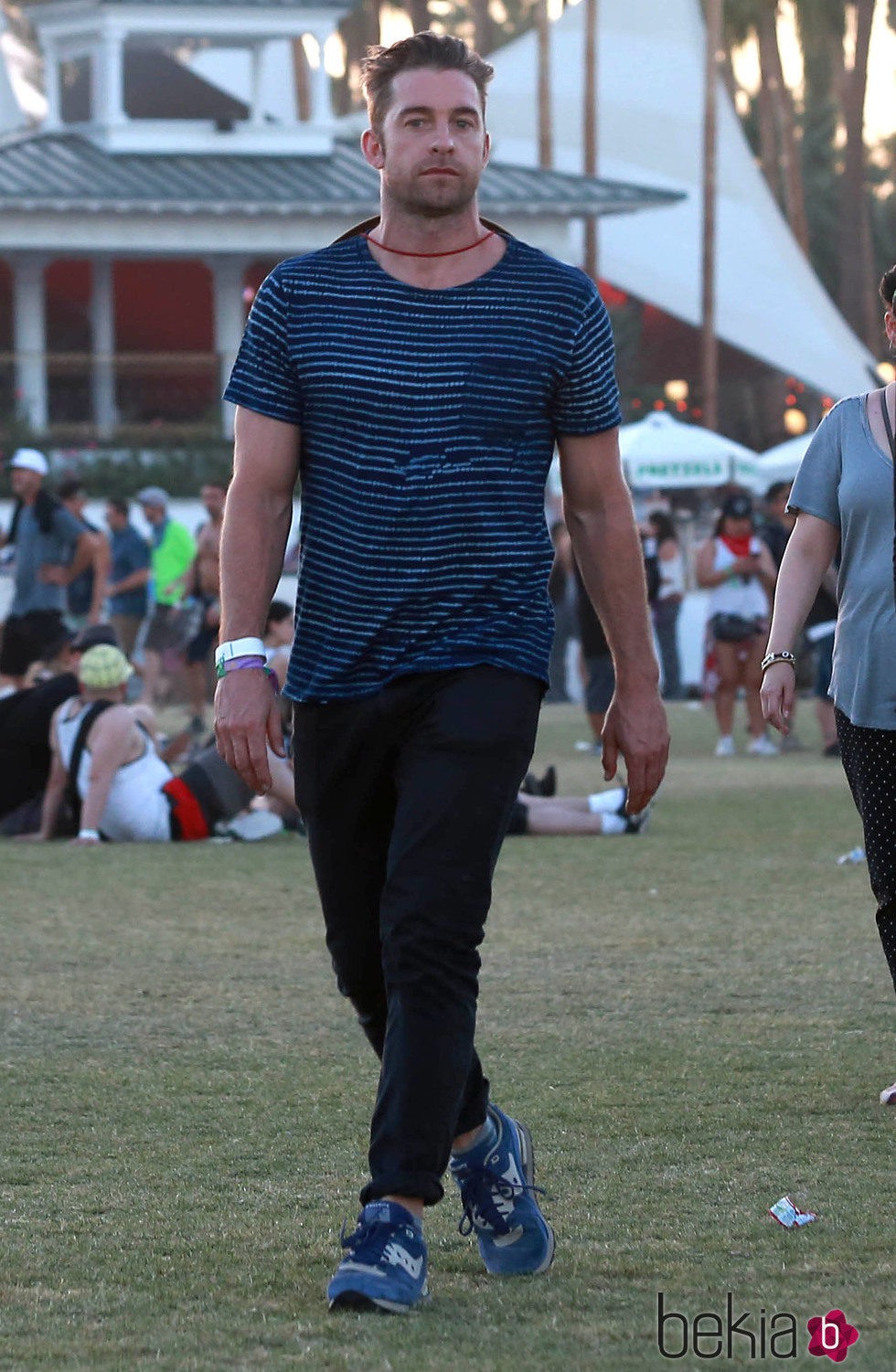 El actor Scott Speedman en el segundo fin de semana del Coachella 2015