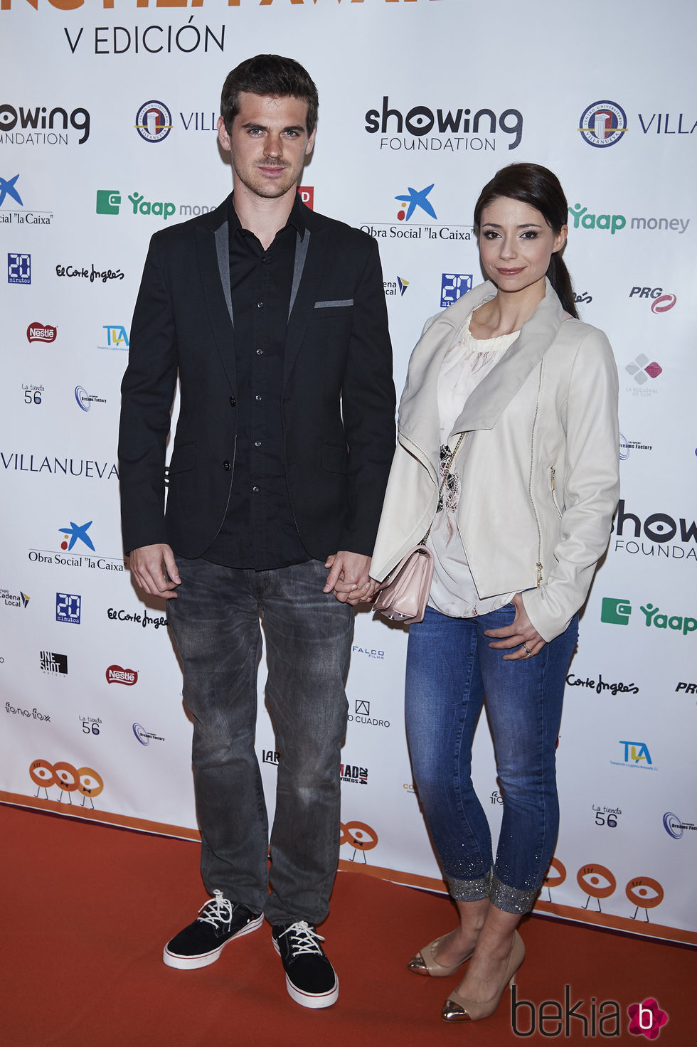 Gonzalo Ramos y Sofía Escobar en el Showing Film Awards