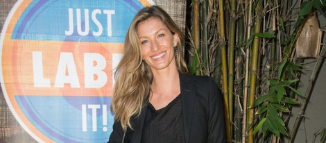 Gisele Bundchen en una fiesta solidaria de Just Label It en Los Angeles